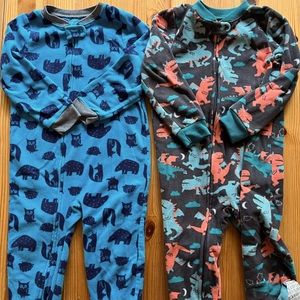 Fleece Footie Pajamas